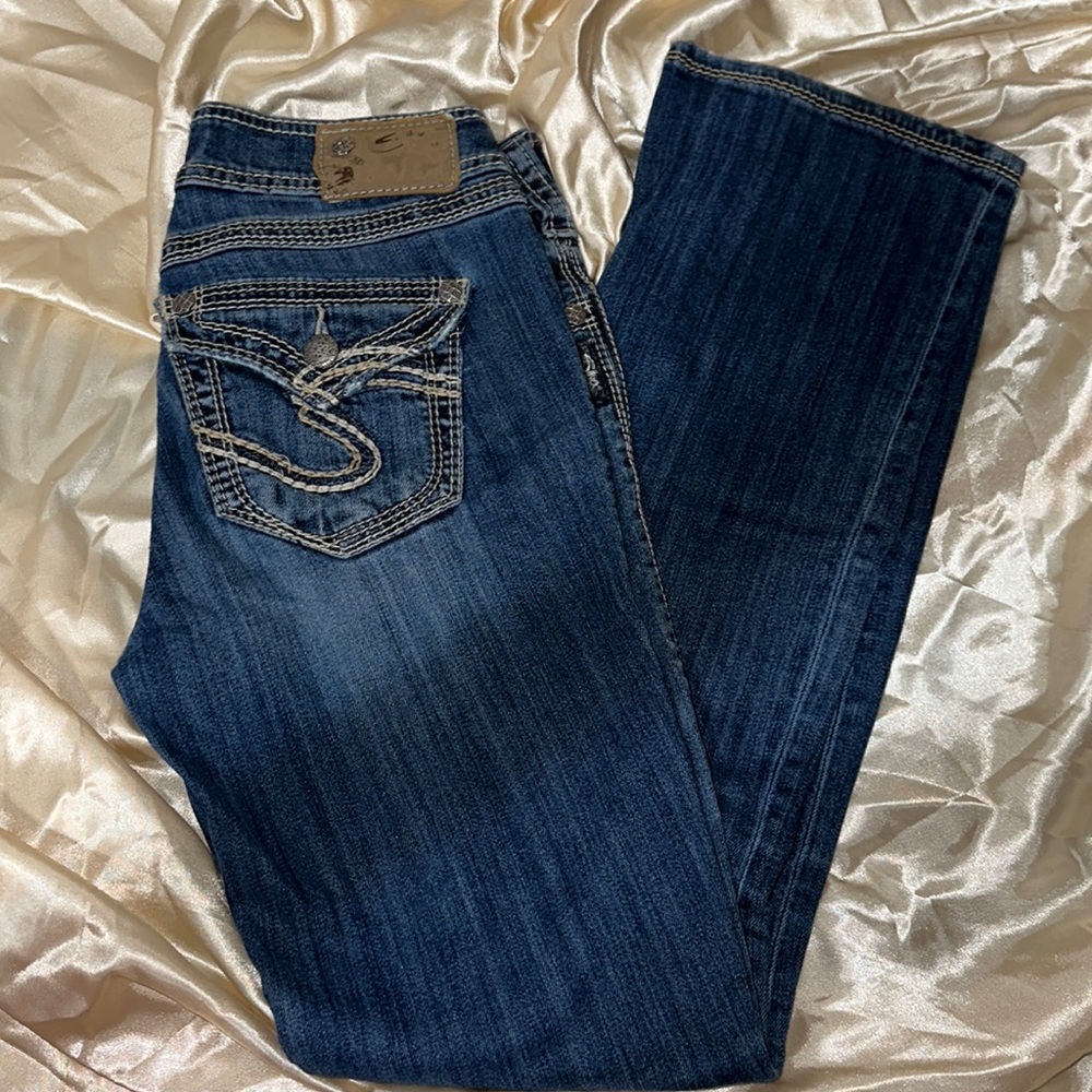 Silver jeans